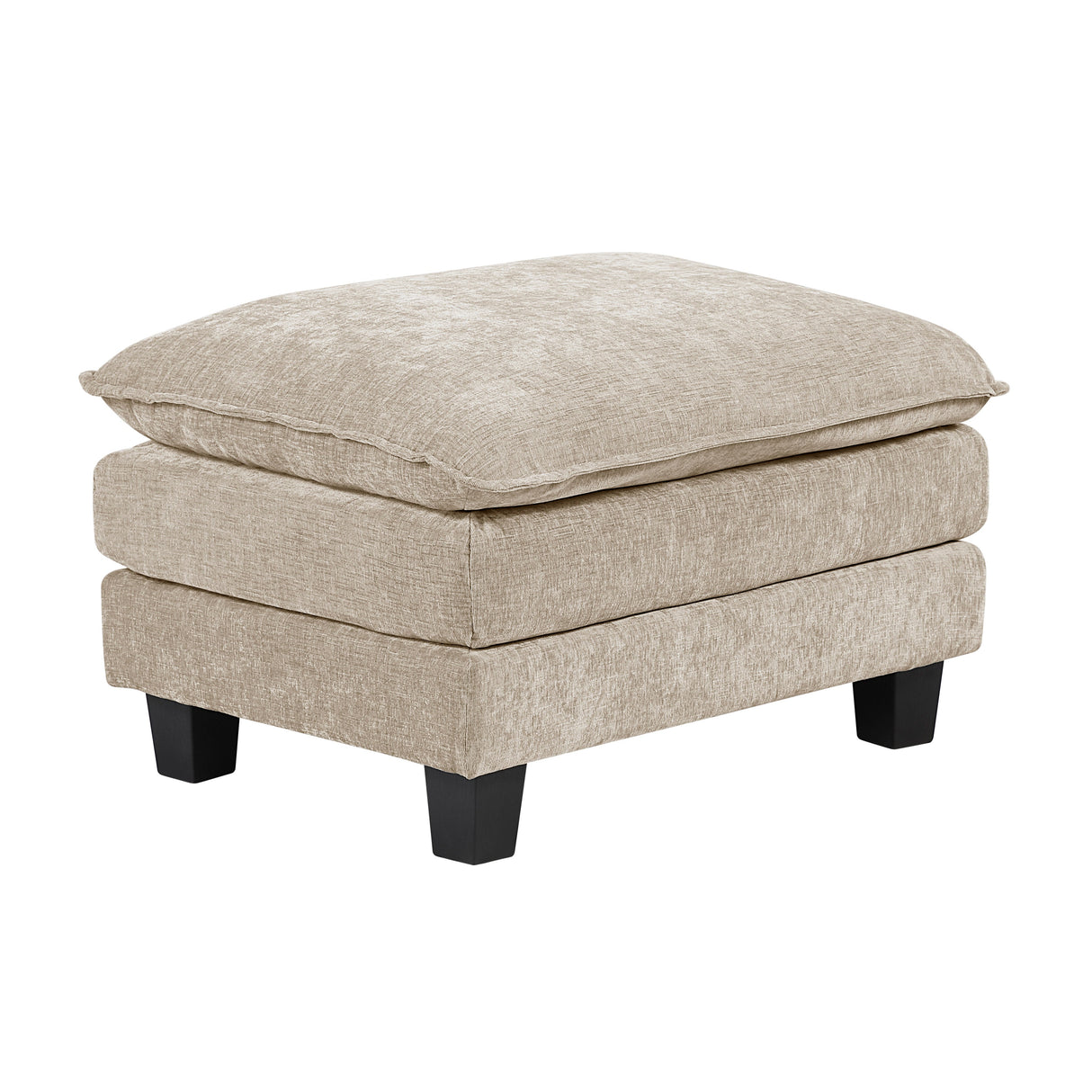 Dublin Dark Pewter Ottoman