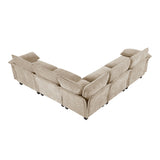 Dublin Taupe 5-Piece Modular Sectional by Homelegance at Eve Furniture