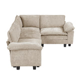 Dublin Taupe 5-Piece Modular Sectional by Homelegance at Eve Furniture