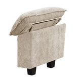 Dublin Taupe Chenille Sofa by Homelegance at Eve Furniture