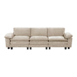 Dublin Taupe Chenille Sofa by Homelegance at Eve Furniture
