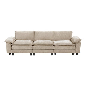 Dublin Taupe Chenille Sofa by Homelegance at Eve Furniture