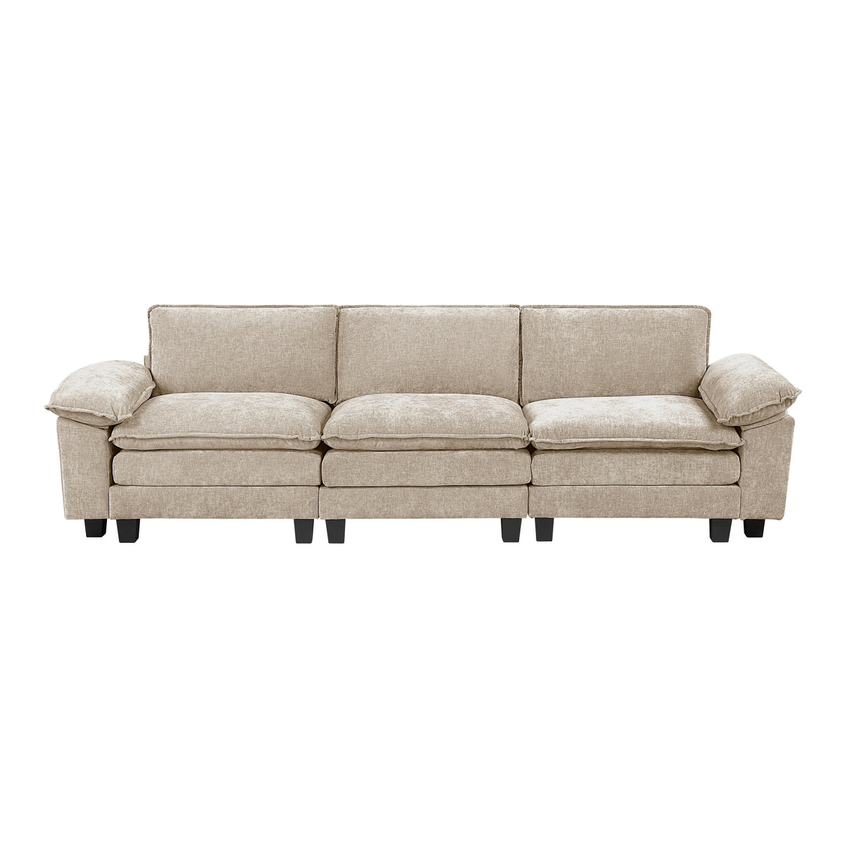 Dublin Taupe Loveseat by Homelegance at Eve Furniture