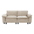 Dublin Taupe Loveseat by Homelegance at Eve Furniture