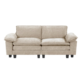Dublin Taupe Loveseat by Homelegance at Eve Furniture