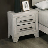 Dubuque Light Gray 5-Piece Queen Bedroom Set by Furniture of America at Eve Furniture
