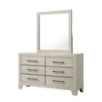 Dubuque Light Gray Mirror Only by Furniture of America at Eve Furniture