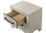 Dubuque Light Gray Nightstand by Furniture of America at Eve Furniture