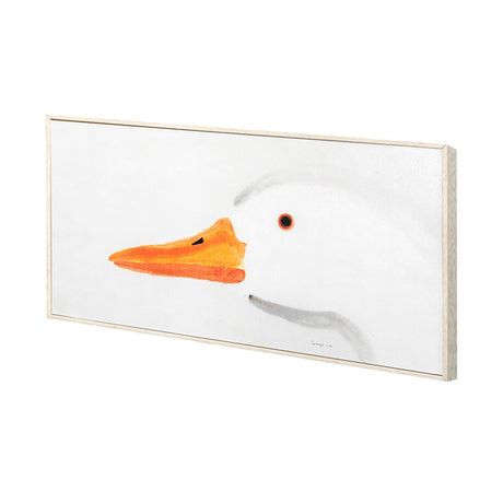 Duck Gazing I by Mercana Studio a Hand Embellished Textured Framed Art Print by Mercana at Eve Furniture