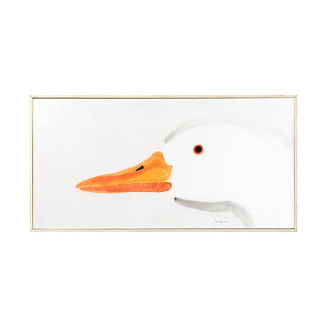 Duck Gazing I by Mercana Studio a Hand Embellished Textured Framed Art Print by Mercana at Eve Furniture