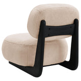 Duffie Camel Upholstered Armless Accent Chair by Coaster at Eve Furniture