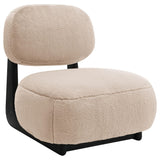 Duffie Camel Upholstered Armless Accent Chair