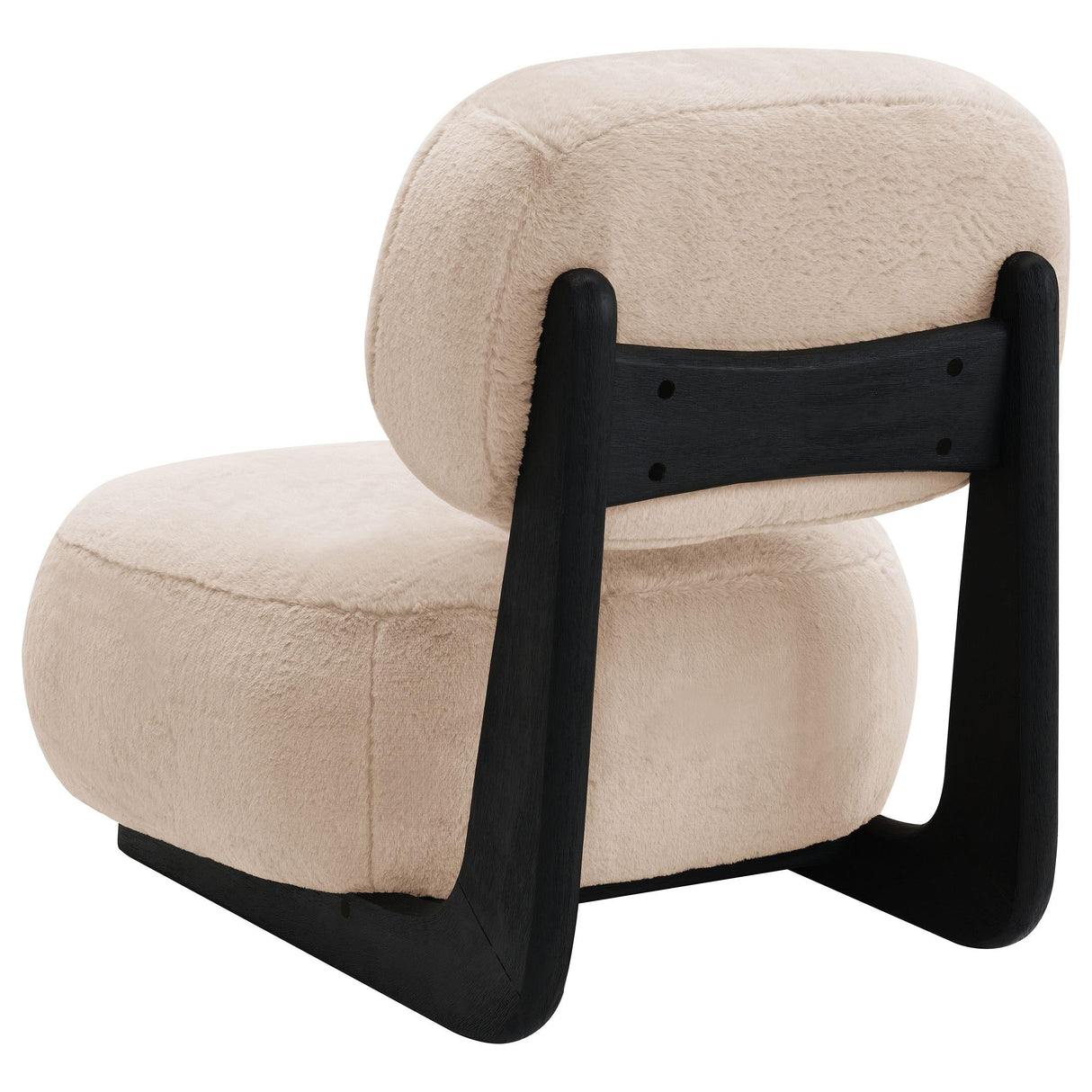 Duffie Camel Upholstered Armless Accent Chair