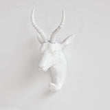 Dugaleon VII White Ibex Coat Hook by Mercana at Eve Furniture