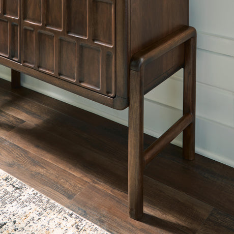 Dukestone Brown Accent Cabinet by Ashley at Eve Furniture