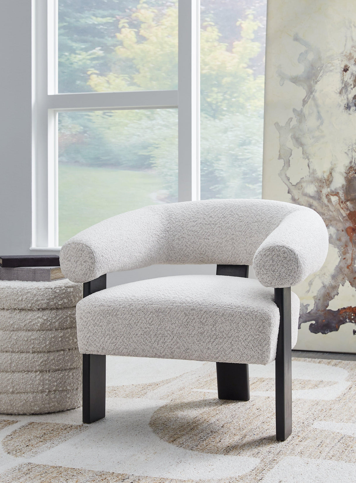 Dultish Snow Accent Chair by Ashley at Eve Furniture