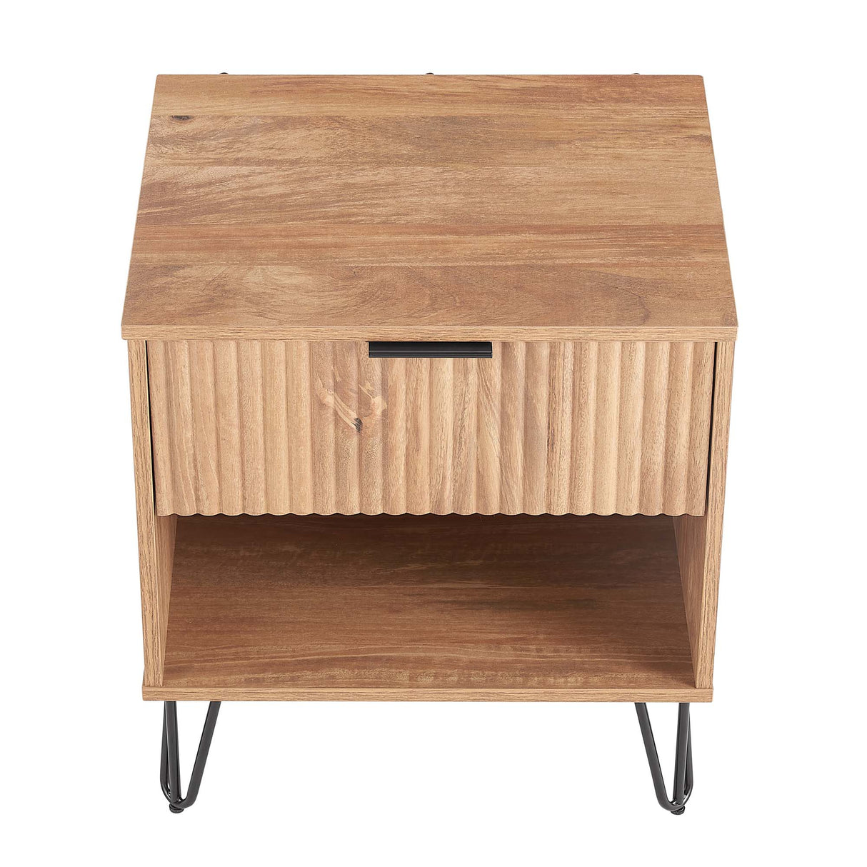 DUMBO 1.0 Nightstand in Golden Brown by Manhattan Comfort at Eve Furniture