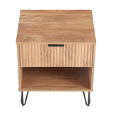 DUMBO 1.0 Nightstand in Golden Brown by Manhattan Comfort at Eve Furniture