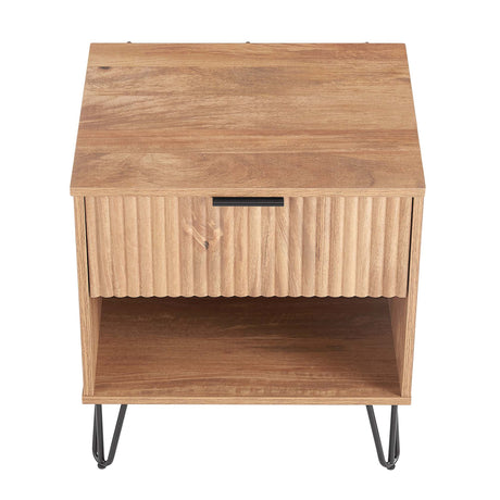 DUMBO 1.0 Nightstand in Golden Brown by Manhattan Comfort at Eve Furniture