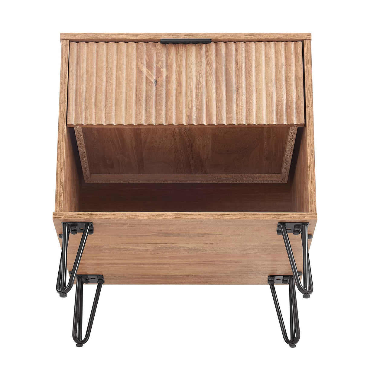 DUMBO 1.0 Nightstand in Golden Brown by Manhattan Comfort at Eve Furniture