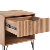 DUMBO 1.0 Nightstand in Golden Brown by Manhattan Comfort at Eve Furniture