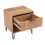 DUMBO 1.0 Nightstand in Golden Brown by Manhattan Comfort at Eve Furniture