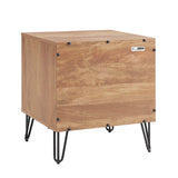 DUMBO 1.0 Nightstand in Golden Brown by Manhattan Comfort at Eve Furniture