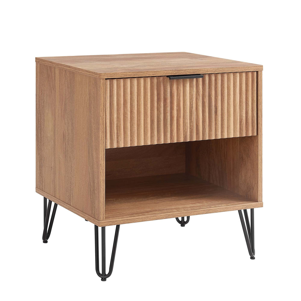 DUMBO 1.0 Nightstand in Golden Brown by Manhattan Comfort at Eve Furniture