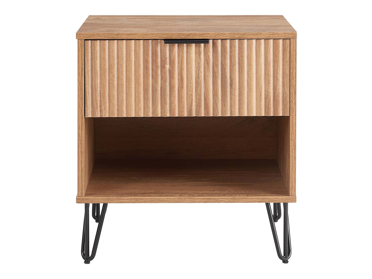 DUMBO 1.0 Nightstand in Golden Brown by Manhattan Comfort at Eve Furniture