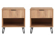 DUMBO 1.0 Nightstand in Golden Brown (set of 2) by Manhattan Comfort at Eve Furniture