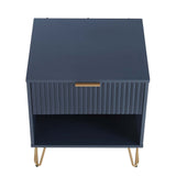 DUMBO 1.0 Nightstand in Midnight Blue by Manhattan Comfort at Eve Furniture