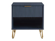DUMBO 1.0 Nightstand in Midnight Blue by Manhattan Comfort at Eve Furniture