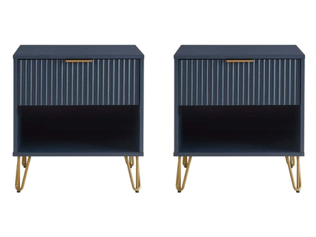 DUMBO 1.0 Nightstand in Midnight Blue (set of 2) by Manhattan Comfort at Eve Furniture