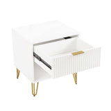 DUMBO 1.0 Nightstand in White by Manhattan Comfort at Eve Furniture