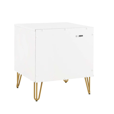 DUMBO 1.0 Nightstand in White by Manhattan Comfort at Eve Furniture