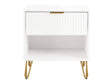 DUMBO 1.0 Nightstand in White by Manhattan Comfort at Eve Furniture