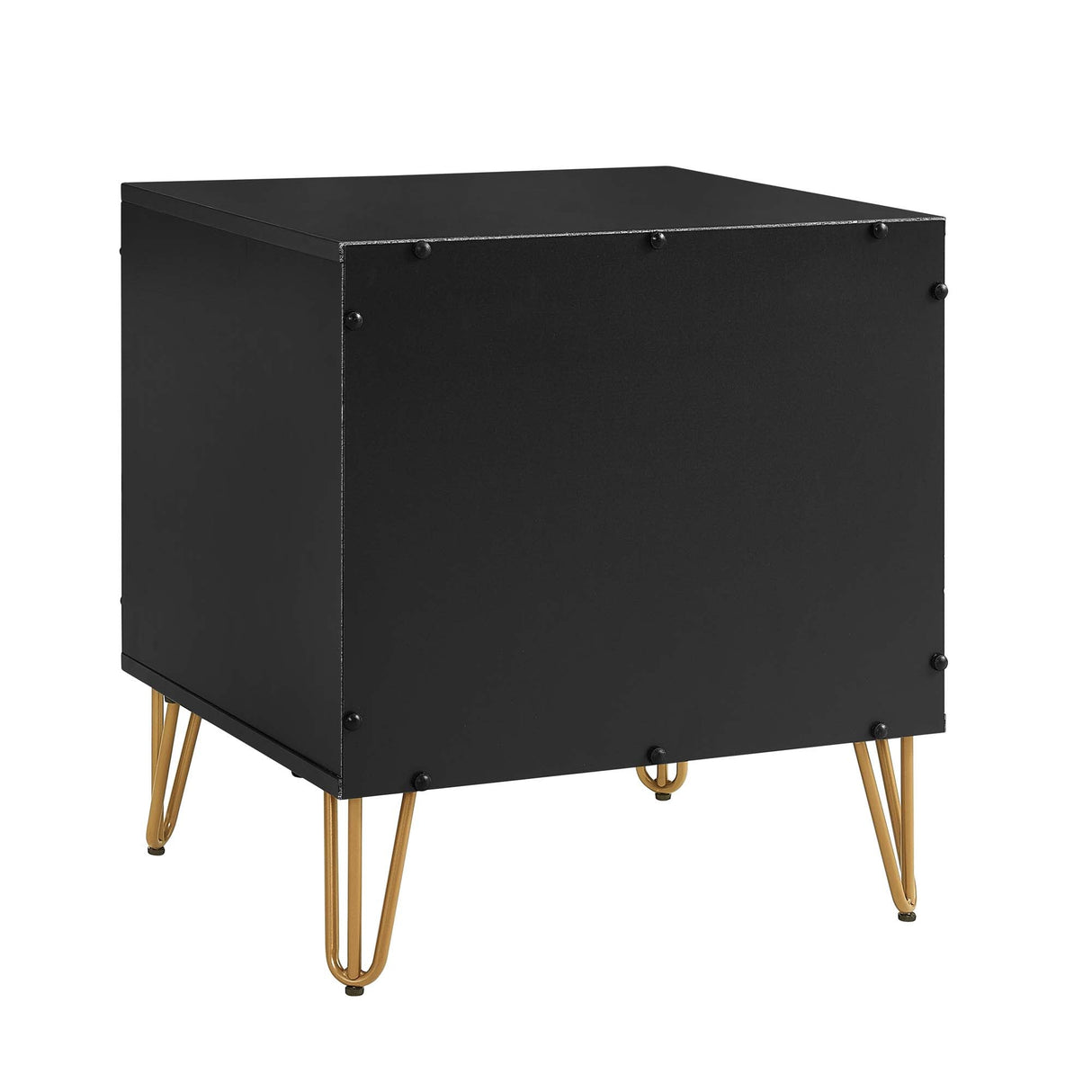DUMBO 2.0 Nightstand in Black by Manhattan Comfort at Eve Furniture
