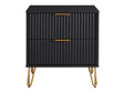 DUMBO 2.0 Nightstand in Black by Manhattan Comfort at Eve Furniture