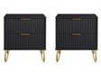 DUMBO 2.0 Nightstand in Black (set of 2) by Manhattan Comfort at Eve Furniture