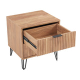 DUMBO 2.0 Nightstand in Golden Brown by Manhattan Comfort at Eve Furniture