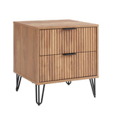 DUMBO 2.0 Nightstand in Golden Brown by Manhattan Comfort at Eve Furniture