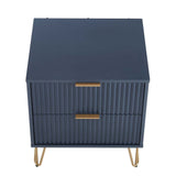 DUMBO 2.0 Nightstand in Midnight Blue by Manhattan Comfort at Eve Furniture