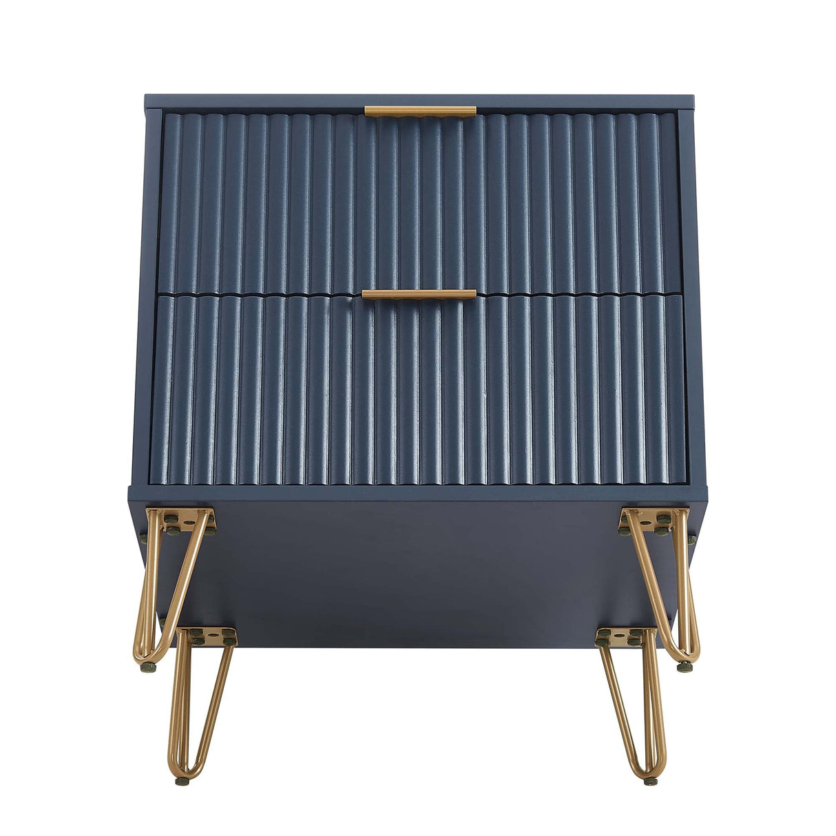 DUMBO 2.0 Nightstand in Midnight Blue by Manhattan Comfort at Eve Furniture