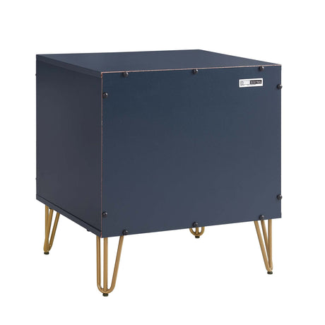 DUMBO 2.0 Nightstand in Midnight Blue by Manhattan Comfort at Eve Furniture