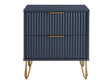 DUMBO 2.0 Nightstand in Midnight Blue by Manhattan Comfort at Eve Furniture