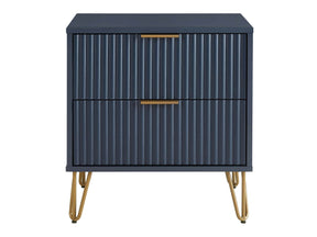 DUMBO 2.0 Nightstand in Midnight Blue by Manhattan Comfort at Eve Furniture