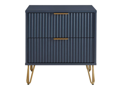 DUMBO 2.0 Nightstand in Midnight Blue by Manhattan Comfort at Eve Furniture