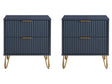 DUMBO 2.0 Nightstand in Midnight Blue (set of 2) by Manhattan Comfort at Eve Furniture