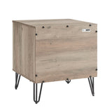 DUMBO 2.0 Nightstand in Rustic Grey by Manhattan Comfort at Eve Furniture