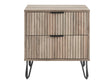 DUMBO 2.0 Nightstand in Rustic Grey by Manhattan Comfort at Eve Furniture